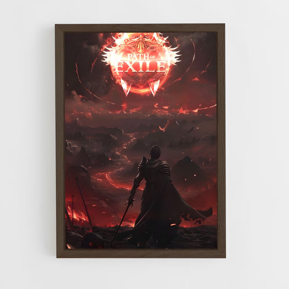 Poster L'Incendie du Destin – affiche Path of exile (vue 5)